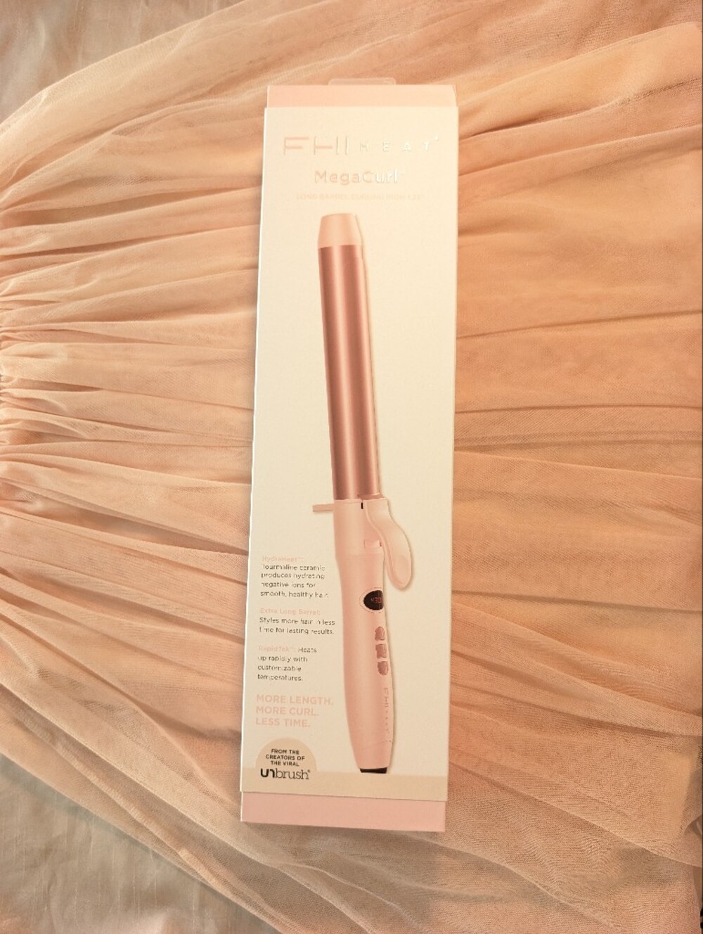 FHI Heat MegaCurl Long Barrel Curling Iron 1.25”